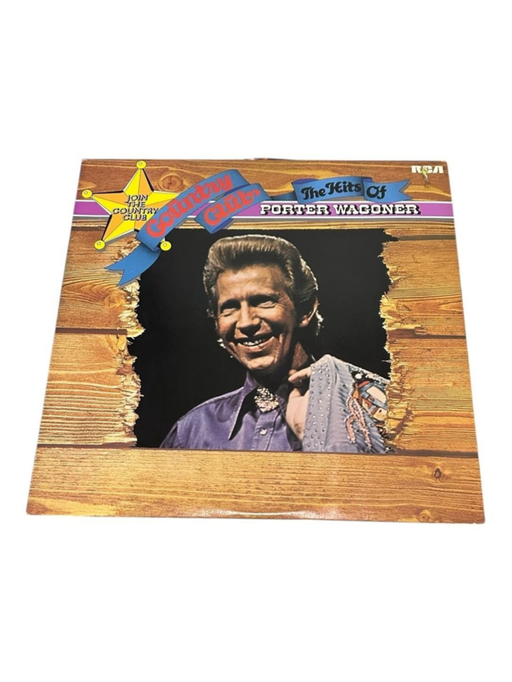 Vintage Porter Wagoner Vinyl LP Hits Of Porter Wagoner RCA Country Black Canada